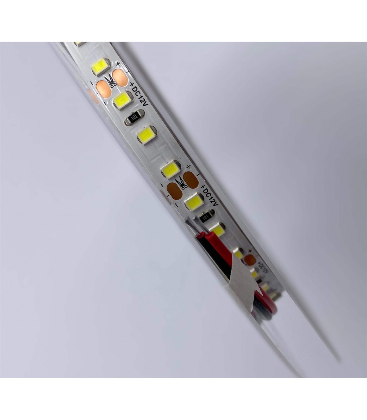 Ruban LED étanche IP65 10W/m AC220V 120LED/m longueur 50m - Blanc