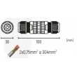 Le Connecteur Câble M25 IP68 3P cable 3x0,75mm2 à 3G3mm2, bornier rapide