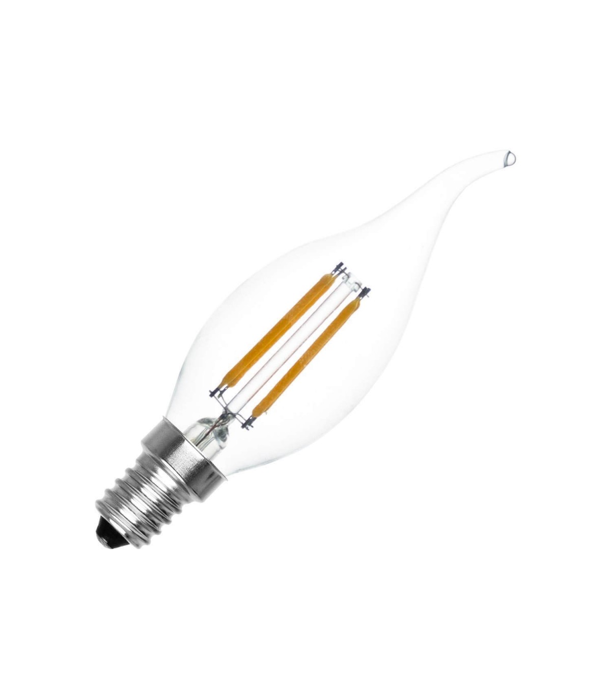 Ampoule LED LITED flamme C35F 4W substitut 35W 380 lumens blanc