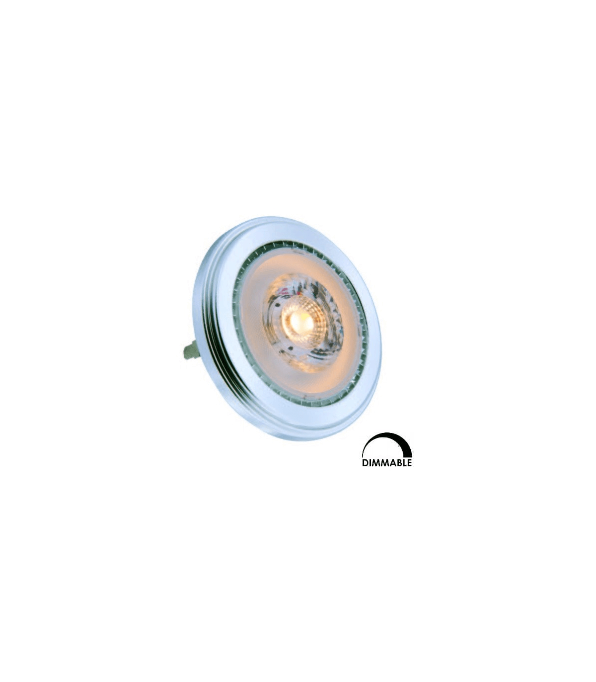 Ampoule AR111 Dimmable 15W LED GU10 30 degrés blanc chaud professionnelle