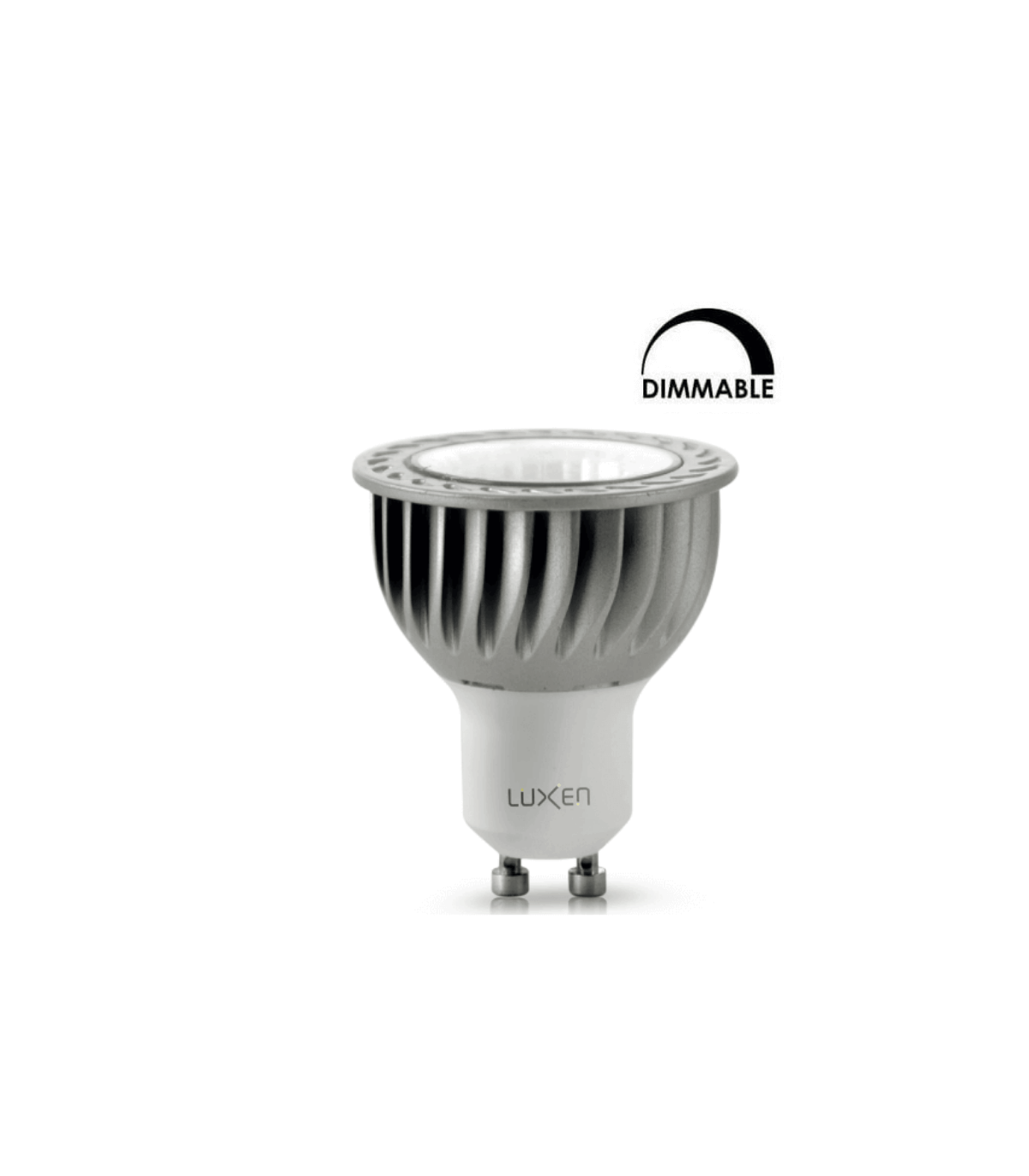 Ampoule LED spot, culot GU5.3, consommation de 7W pour une équivalence de  50W, intensité lumineuse de 345 lumens, lumière blanc