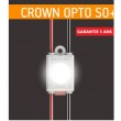 CROWN OPTO Chaîne De 80 Modules LED 1 Point 0,5w/Module Blanc Lumière Du Jour 6500k 12V IP67 160°