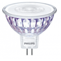 Ampoule LEDspot Philips MR16 7W substitut 50w 621 lumens blanc 3000k Gu5.3