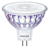 Ampoule LEDspot Philips MR16 7W substitut 50w 621lumens blanc chaud 2700K Gu5.3