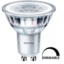 Ampoule LED PHILIPS PAR16 4w substitut 50w 350lumens blanc froid 4000K dimmable GU10