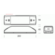 Transformateur électronique halogène cablée dimmable 50-150w MAG MIKE 150 0.7A