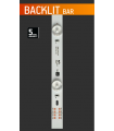 BALTLED BAKLIT BAR 10W 24V blanc 6500K 1273LUMEN 170° IP20 960mm